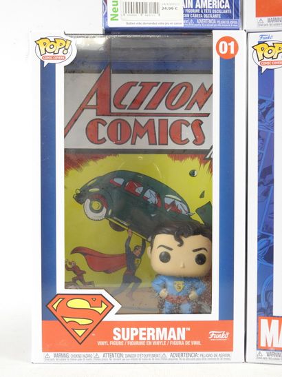 FUNKO POP : 4 figurines de collections MARVEL...