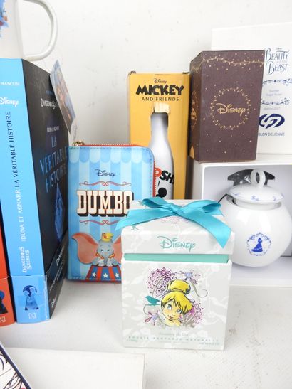 DISNEY : Lot comprenant 4 livres, 4 boule...