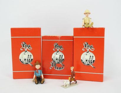 PIXI - HERGE - TINTIN : 3 figurines :
- Tintin...