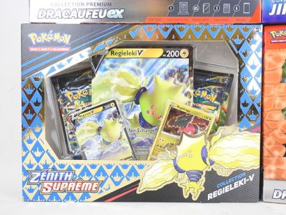 POKEMON : 4 coffrets de cartes à jouer et...