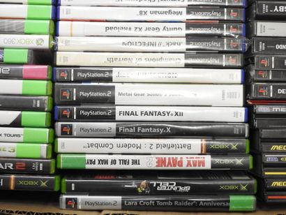 XBOX - XBOX 360 - PLAYSTATION : 65 jeux vidéos...