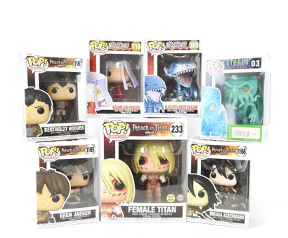 FUNKO POP : 7 figurines de collection de...