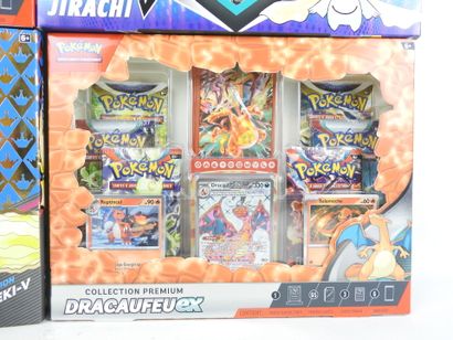 POKEMON : 4 coffrets de cartes à jouer et...