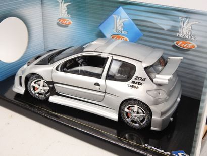 SOLIDO Peugeot 206 Tuning, gris métal et...