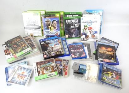 JEUX VIDEOS : Lot de jeux vidéos divers pour...