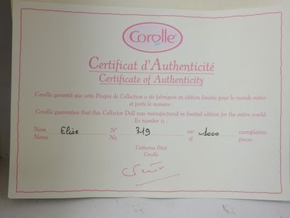 COROLLE collection - Elise doll N°319 (1000...