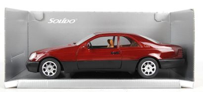 SOLIDO Mercedes 600S coupé, bordeaux. 1/18....