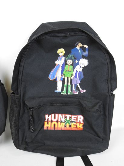 LOT comprenant 2 sacs à dos noir HunterXHunter...