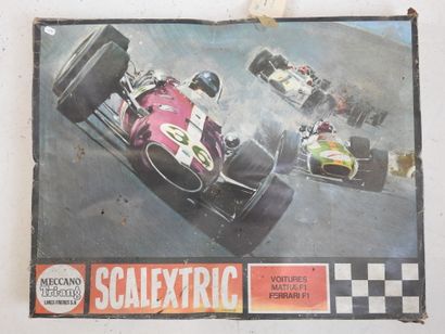 Scalextric Meccano Tri-ang set Matra/F1/Ferrari/F1...