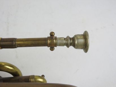 Three-piston brass CORNET. Total length:...