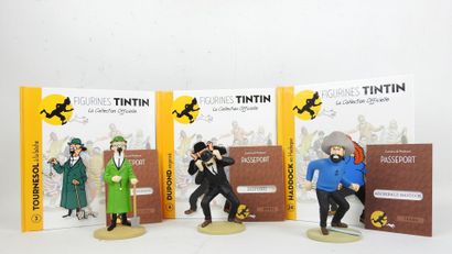 HERGE - TINTIN - MOULINSART : 3 figurines...