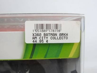 XBOX : 2 coffret avec Batman Arkham City...