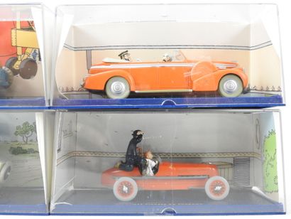 HERGE MOULINSART : 4 figurines Tintin Objectif...