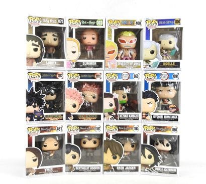 FUNKO POP : 12 figurines de collection de...
