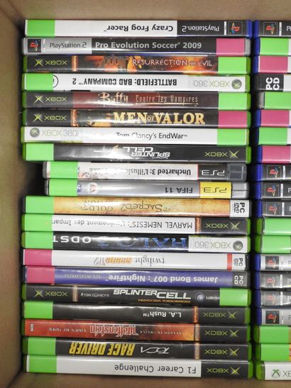 JEUX VIDEOS - DVD Blu-Ray : Environ 80 jeux...