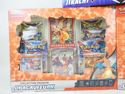 POKEMON : 3 coffrets de cartes à jouer et...