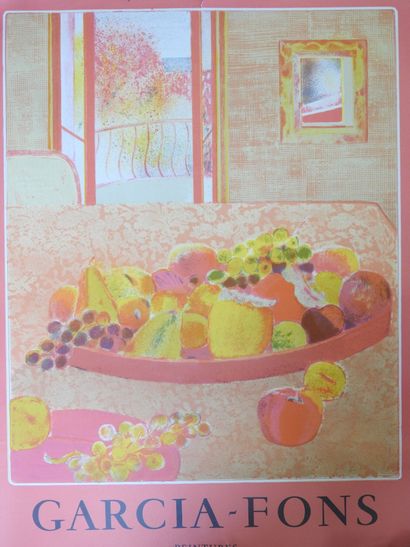 Deux AFFICHES de Galeries d'Art l'une pour...
