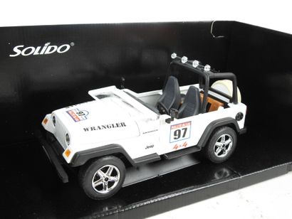SOLIDO Jeep Wrangler Rallye du Lac (N°97),...
