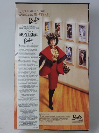 BARBIE doll (limited edition) Winter in Montreal...