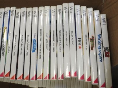 WII - NINTENDO : Environ 150 jeux vidéos...