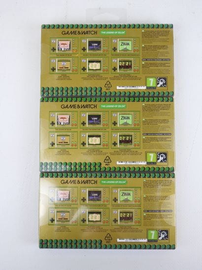 NINTENDO : 3 GAME & WATCH - The Legend of...