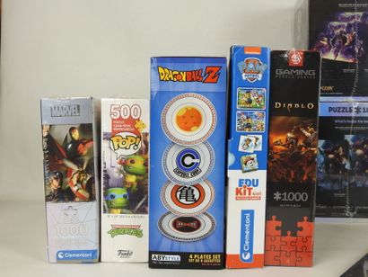 PUZZLE : 15 puzzles divers dont Dragon Ball...