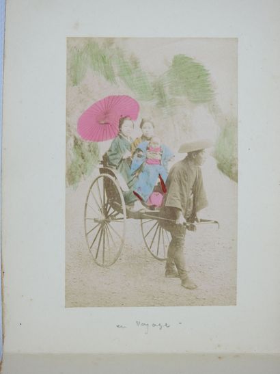 JAPAN: Album of twenty-five sheets containing...