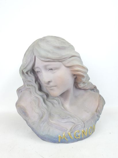 Georges OMERTH (act. 1895 - 1925): Bust of...