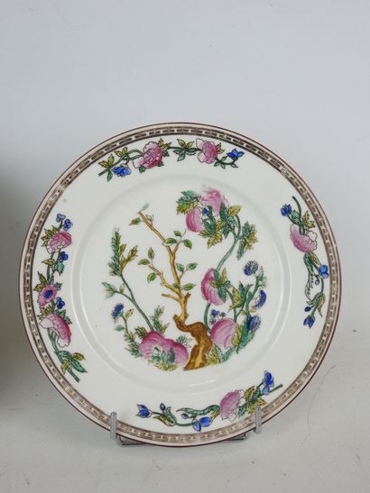 COMPAGNIE DES INDES: Porcelain plate with...
