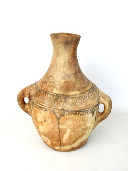 KABYLIE, Algeria: Antique terra cotta jar...