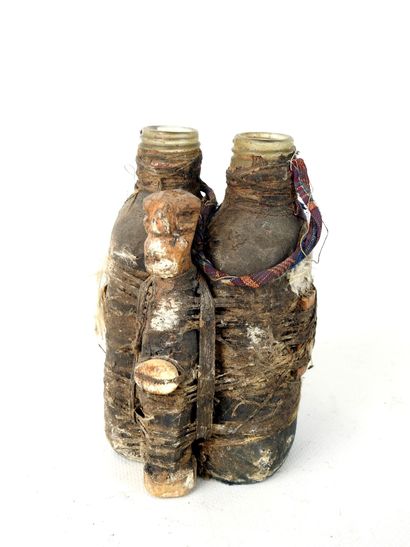 FON, Benin: Fetish bottles for the voodoo...