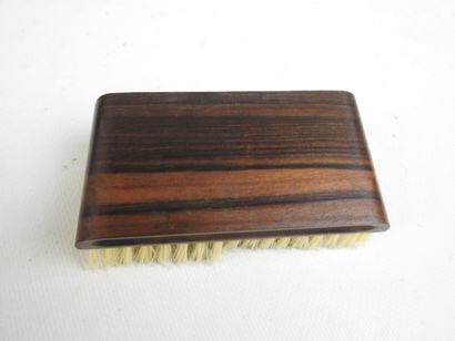 TOILETTE CASE in black imitation leather...