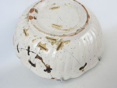 NEVERS: Earthenware salad bowl with revolutionary...