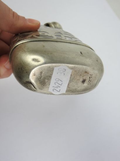 English sterling silver and glass FLACON...