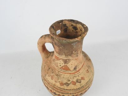 KABYLIE - Algeria: Earthenware jar with one...