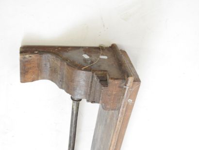 CORNICHE mounted as a wooden coat stand....