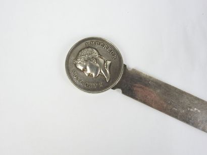 CHRISTOFLE: Silver-plated paper-knife decorated...