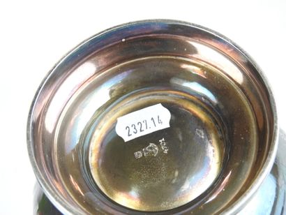 GALLIA: Silver-plated baluster-shaped water...