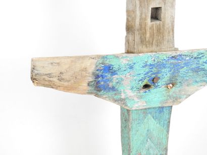 SOUTH EAST ASIA: Cruciform wooden architectural...