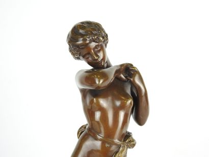 J. PECHIN (vers 1920) : Nu féminin. Sujet...