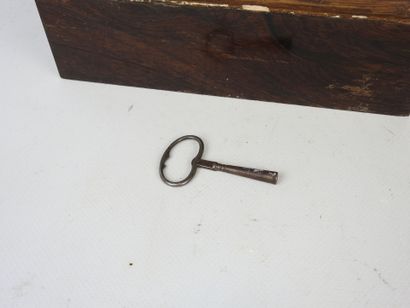 PORTABLE HANGER in rosewood veneer with inlaid...