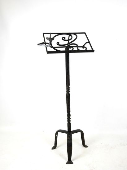 Adjustable-height wrought-iron LUTRIN, the...