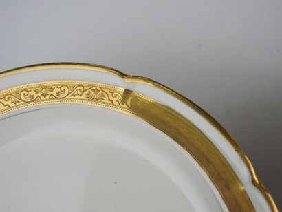 VIERZON: Part of a white porcelain service...