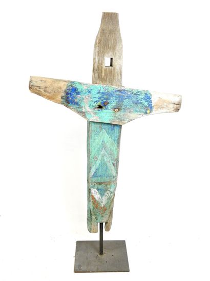 SOUTH EAST ASIA: Cruciform wooden architectural...
