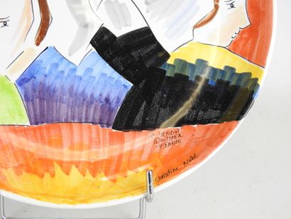 Christine NOEL - HB QUIMPER : Assiette en...