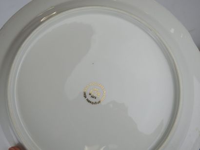 VIERZON: Part of a white porcelain service...