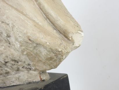 Bernardine's HEAD. Plaster subject on base....