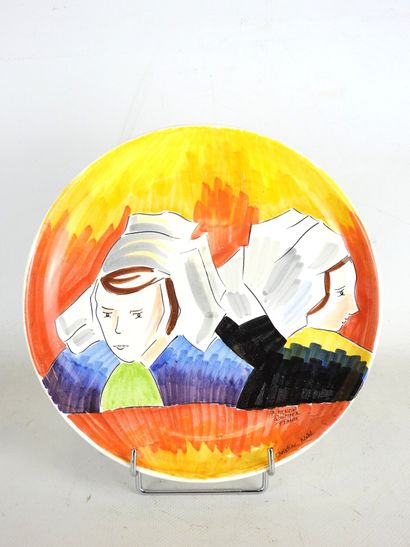 Christine NOEL - HB QUIMPER : Assiette en...