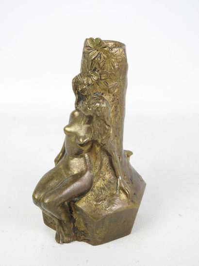 Charles KORSCHANN (1872-1943): Gilded bronze...