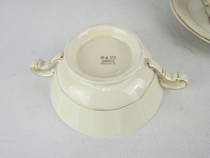 L. BERNARDAUD & Cie - Limoges: Four white...